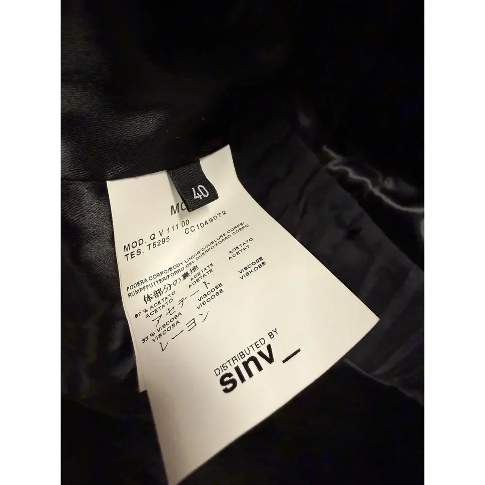 ALEXANDER MCQUEEN RUNWAY DOCUMENTED BLACK SILK Dress IT40 - Picture 4 of 8